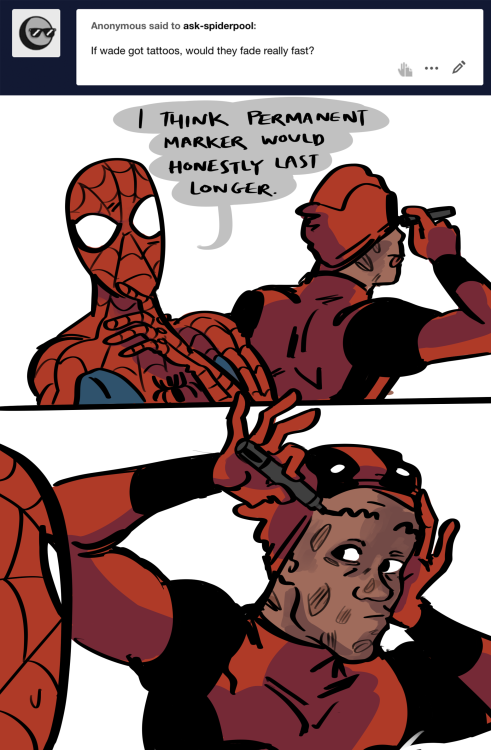 Ask Wade Wilson and Peter Parker!