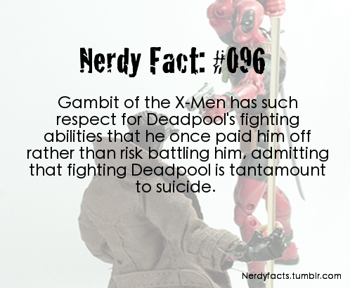 rottenmindblog:  These little beauties are from Nerdy Facts.  Go read them all.  It’s worth it.