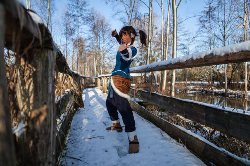 cosplayfanatics - Korra in the snow by llAngelusll