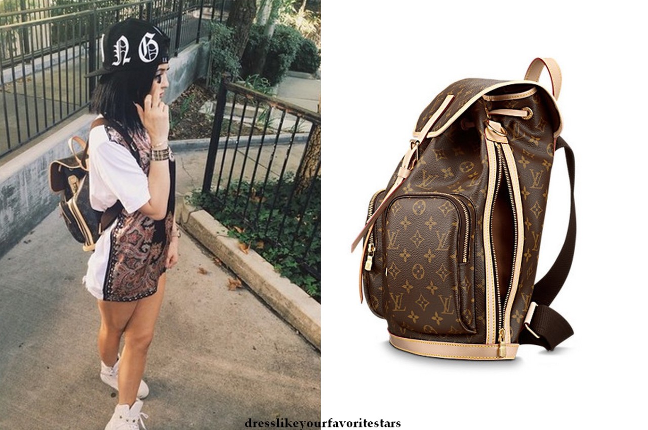 vuitton backpack outfit