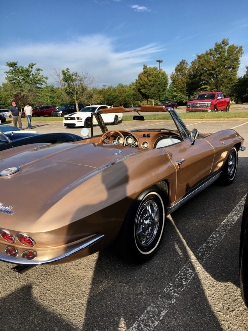 1963 Corvette in a somewhat rare GM &ldquo;Saddle Tan&rdquo; paint and &ldquo;Saddle&