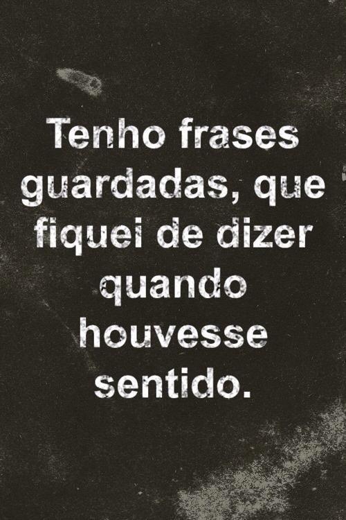 Pelo tempo que for...'