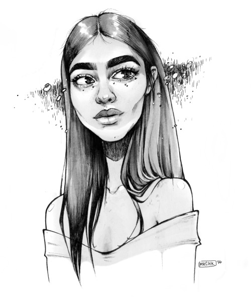 @kactye portrait, one of my last inktobers