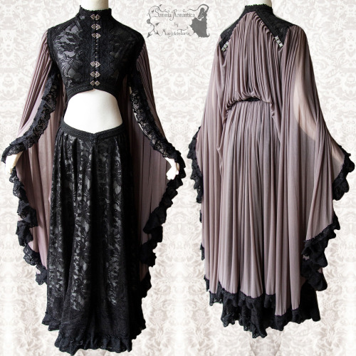 New caped gown, centerpiece of my May collection &ldquo;Dusk&rdquo; ^^ Happy with how this g