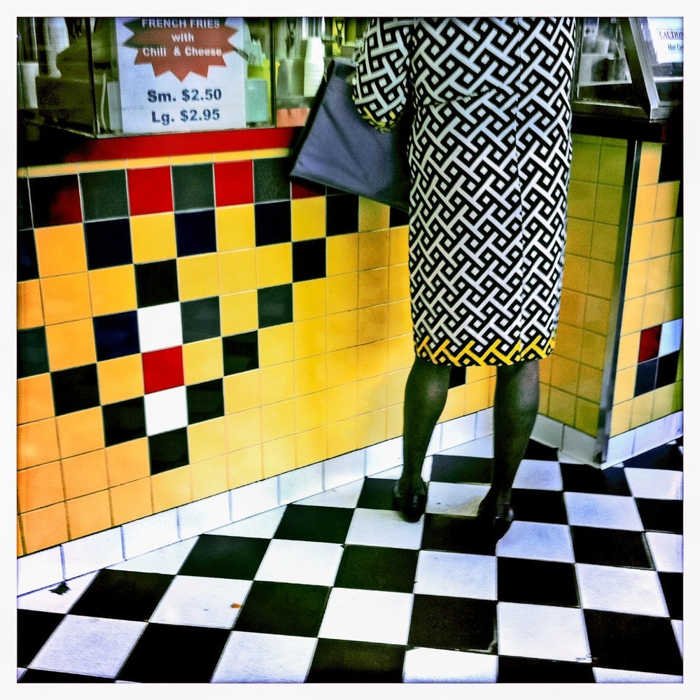 baldespendus:  Woman in a hand-made dress,  New York NY. July 20, 2011. By Robert
