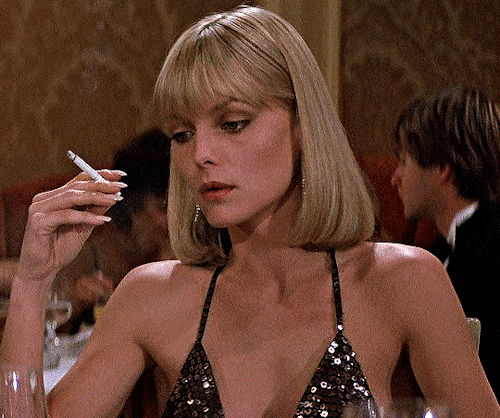 leonardbetts: Michelle Pfeiffer as Elvira Hancock inSCARFACE (1983)