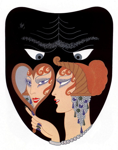 artsytoad:  Erte, The 7 Deadly Sins   www.artsytoad.tumblr.com   