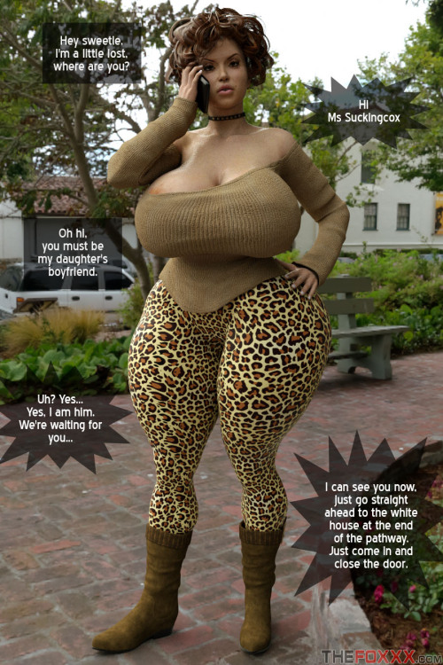 thefoxxx3d:  My version of Ms. Ballsdeep, OC from @josephpmorganda http://thefoxxx.com/  Omg…..she looks so good man 😍😍
