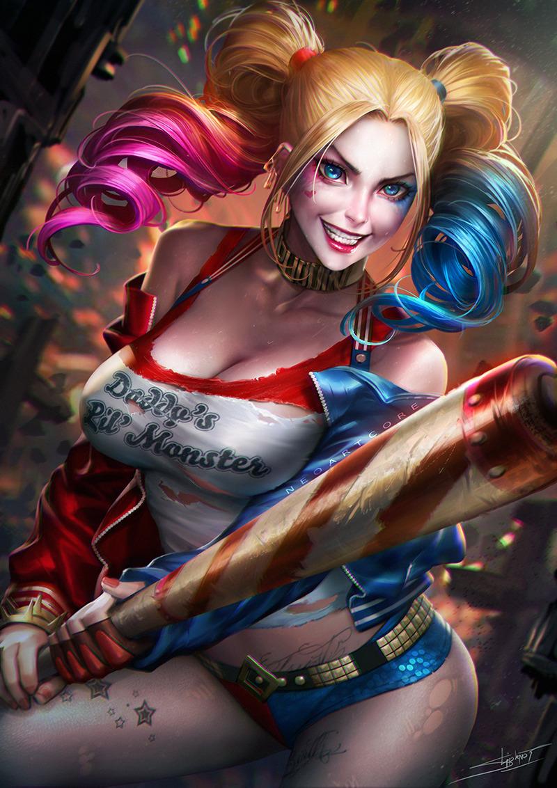 comicbookwomen:           Harley Quinn by NeoArtCorE(I saw this posted without
