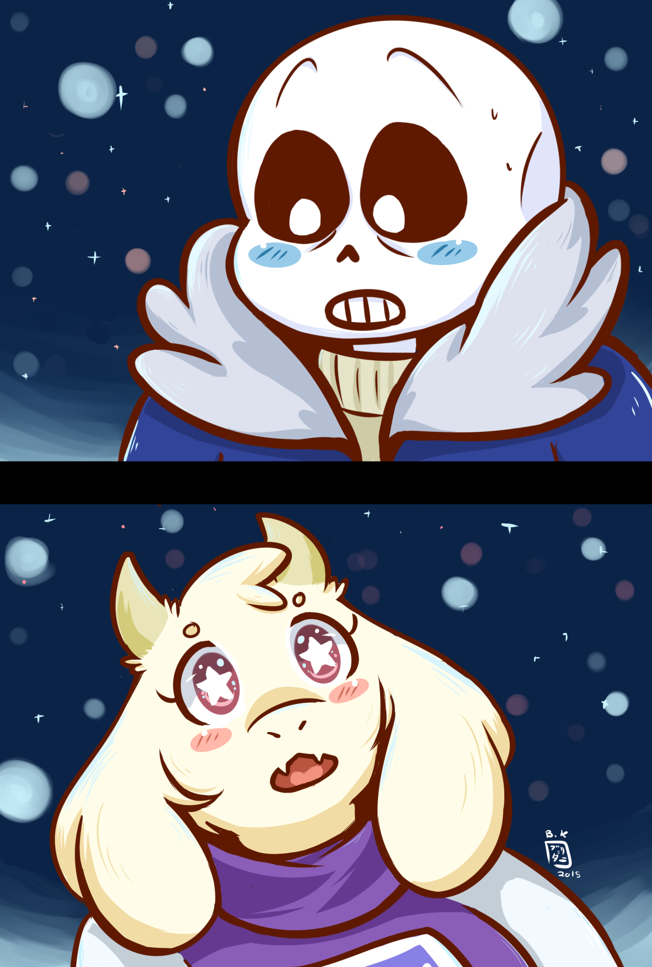 leafbunnysketchbook:  dA I drew a thing. I drew a rather shippy thing for the first