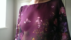 bralessbilliam:Flower Child.Sheer floral in natural light. Do the math. Thank you!