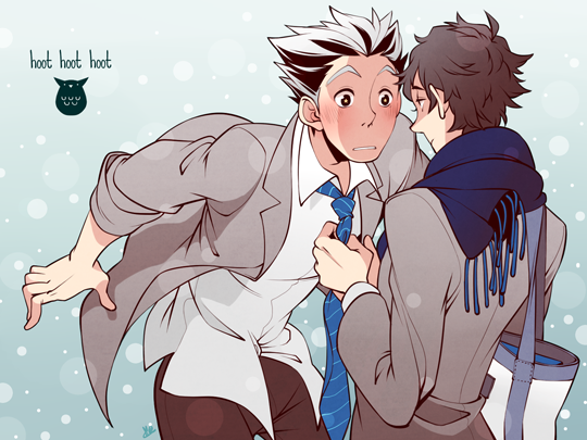 mightier:  scandiacusYour quiet, composed setter is really something, huh, Bokuto?