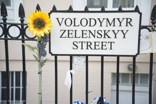 Consulate of Ukraine, Edinburgh.Many have been calling for a street to be renamed in support of Ukra