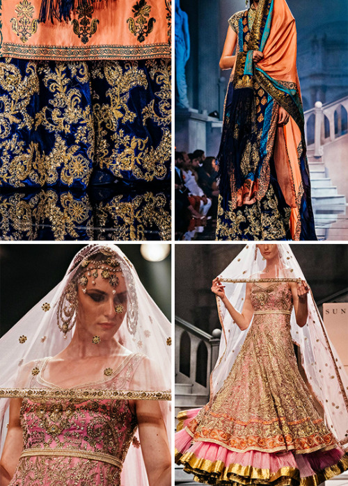 aashiqaanah:  India Bridal Couture Week 2015: Suneet Varma’s Swarovski Crystal Couture