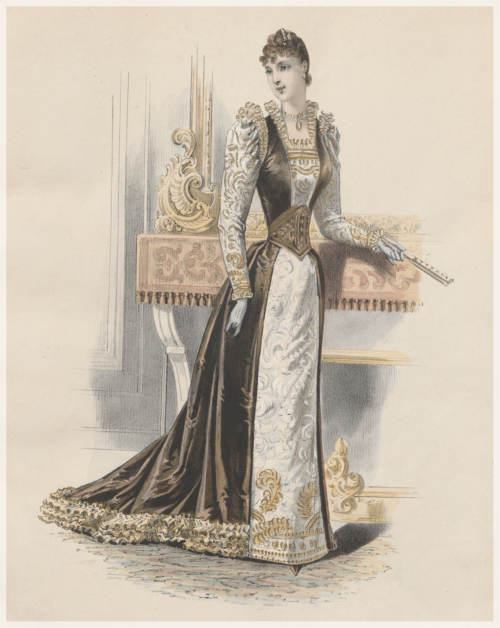 La mode de style : revue illustrée des élégances parisiennes.1er janvier 1891.