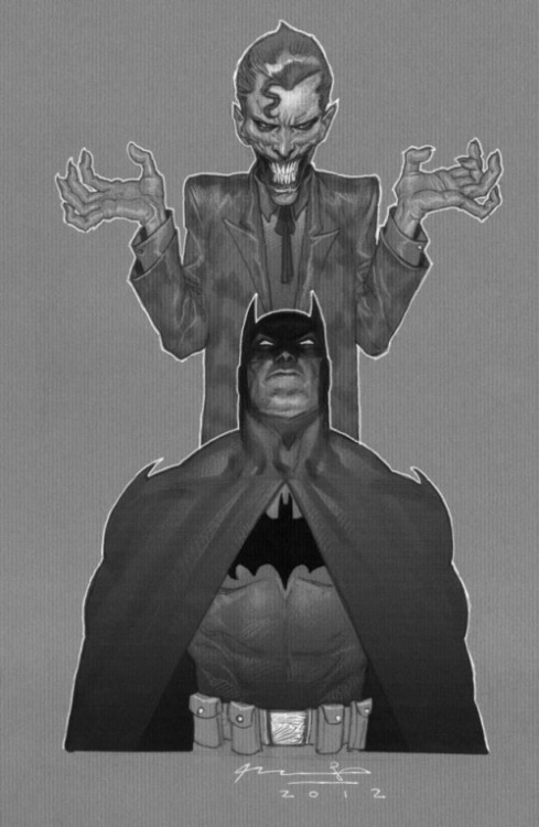 comicblah:  Batman & Joker by Ariel Olivetti