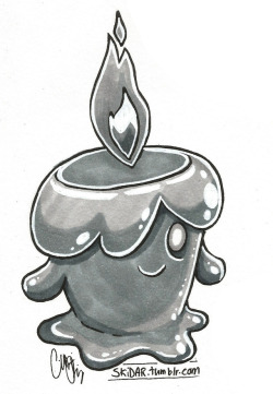 skidar:  Inktober Day 21: Drain Litwick’s flame grow larger as it drains and saps the life force from others nearby. 