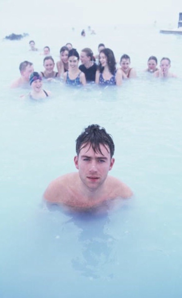 Damon Albarn In An Outdoor Pool Circa 1995