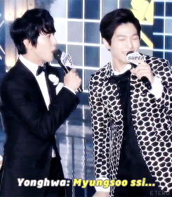 eteru:  When Myungsoo sang ‘Back’, Yonghwa jokingly said he missed Sunggyu