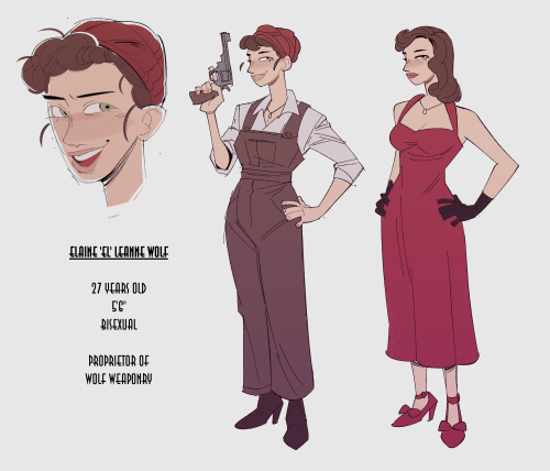 my brand new Bioshock OC, El. Courtesy of inspiration from @rapturessaviour who also owns the other 