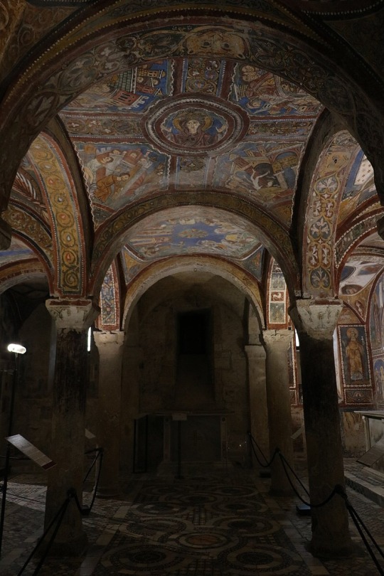 malemalefica:   ‪The beginning of the construction of the Cathedral of Anagni (Italy) in its current form dates back to San Pedro de Salerno,bishop of Anagni from 1062 to 1105. The most remarkable is its crypt, which they call the Sistine Chapel of