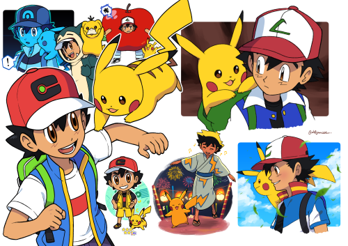 Dotemcee:oops All Ash And Pikachu