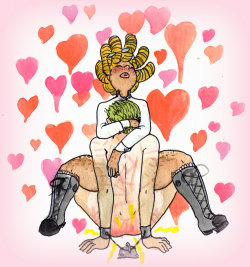 tillmyhands:  part 5 in the romantic cutesy bdsm series. freckles didn’t have the patience to take off all her clothes. i liked drawing all of tanlines’ welts. and all those hearts. :heart: all power exchange must be negotiated