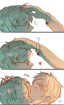 floryaoi:  love kiss 