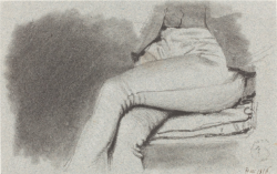 desimonewayland: Study of a Seated Man’s Legs Henry Wyatt 1816 NGA, Washington DC 