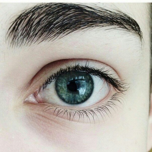 tired eyes.