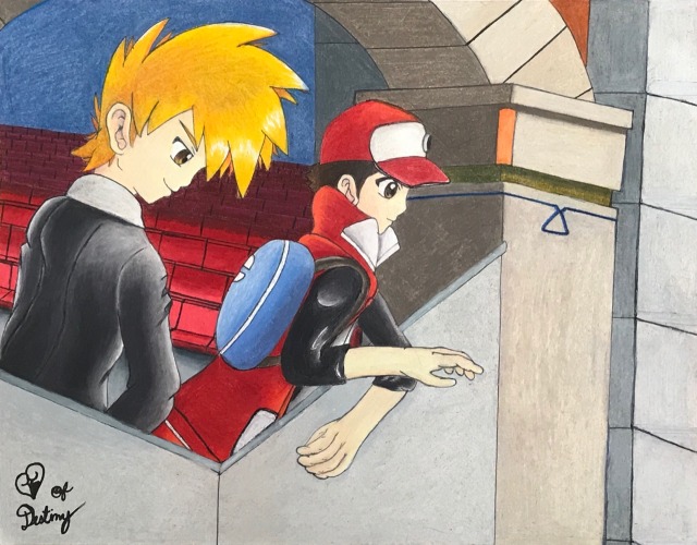 heart-of-destiny:  Red and Blue watching the battles. The animated trailer made me