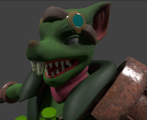 bluejuicyjuice12:Another work DONE. A different Version of Twitch from LOL. Soon a lowpoly VR versio