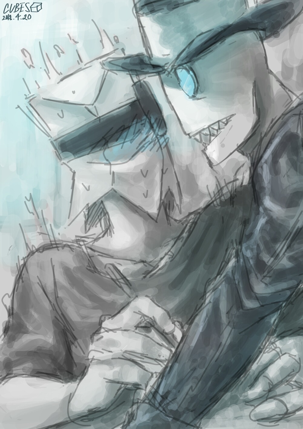 nsfwcubes23:  “Why aren’t you working?”“I…I ah…modeling the plane…”