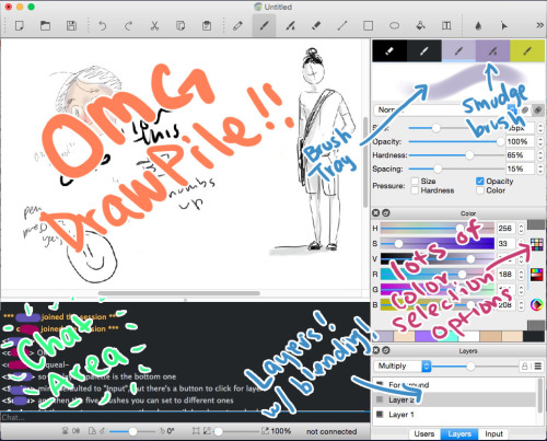 karaii: summercomfort: So remember how I was spazzing about drawpile earlier today?  Just tried