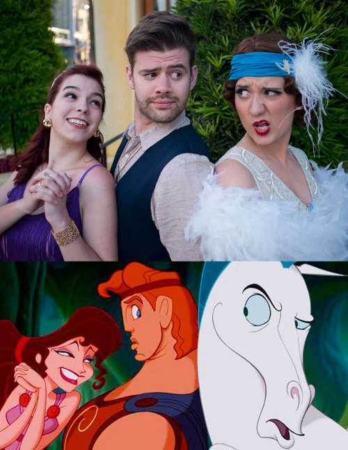 Meg, Hercules, and Pegasus for our @dapperday @disneybound!We had so much fun as this trio :)See how
