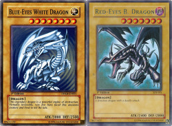 sketchinthoughts:  Yu-gi-oh card redraws