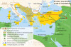 In the 7th century, the Slavs submerged the Balkans and besieged Constantinople in 626. The Byzantine Empire also retreated before the Muslim thrust and ceded the richest provinces of Egypt, Syria and Palestine. Asia Minor then constitutes the...