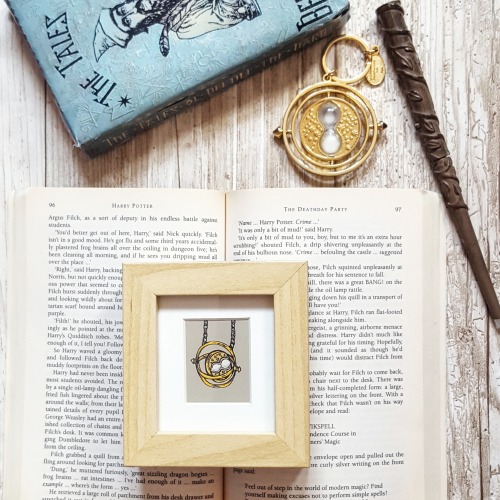 A beautiful photo of my miniature framed Time Turner print by my lovely brand rep https://www.instag