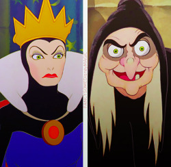 Disneyaddictgirl:  Fancysomedisneymagic:  Villains Without Make-Up! They May Looked