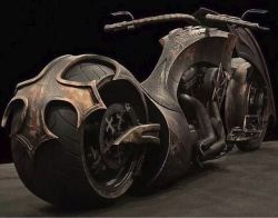 hispirategirl:  itsallprimal: steampunktendencies: Behemoth Bike by Game Over Cycles If I ever can get a bike… I will ride one like this..  ~Primal  @herpiratedaddy  @hispirategirl - for X-Mas?