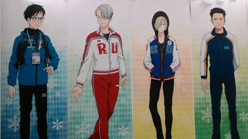 what-isti: Yuri!!! On Ice only shop @ Animate Shibuya.