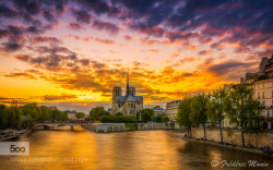 morethanphotography:  Lights on Notre Dame of Paris by fredericmonin24