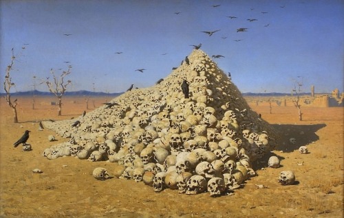 Vasily Vereshchagin - The Apotheosis of War (1871)