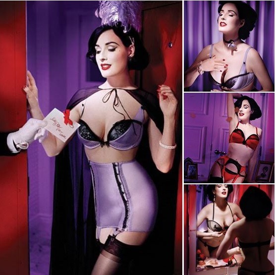 missharpersworld:  the lovely Dita  The Queen