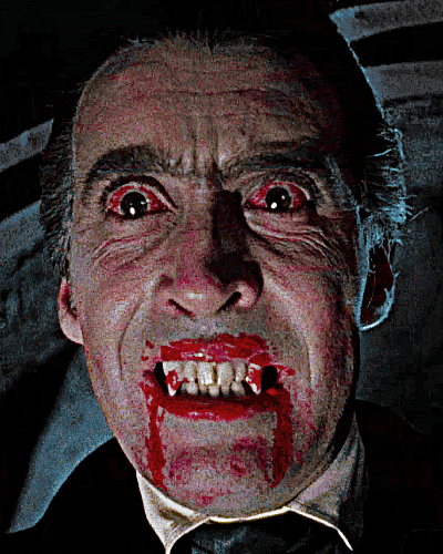 CHRISTOPHER LEE As COUNT DRACULAHORROR OF DRACULA (1958)