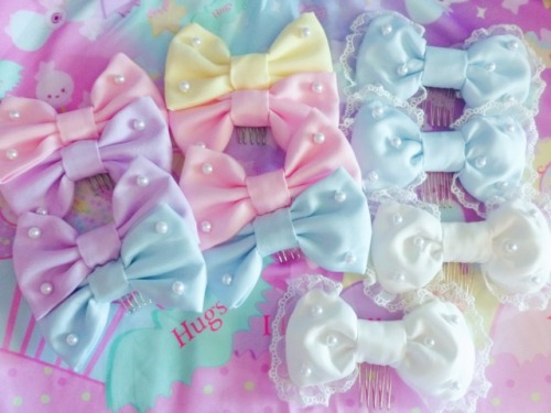 mermaid-bows:  I’m working on a little project that’ll be done by tonight :) Bows are from Angelic P