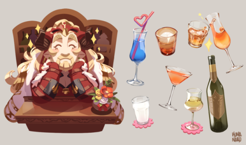 Ladiva and the set of drinks from the event “No Rain, No Rainbow”!