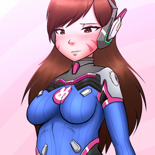 D.Va from Overwatch. Excited to give this game a shot. Definitely  looking forward