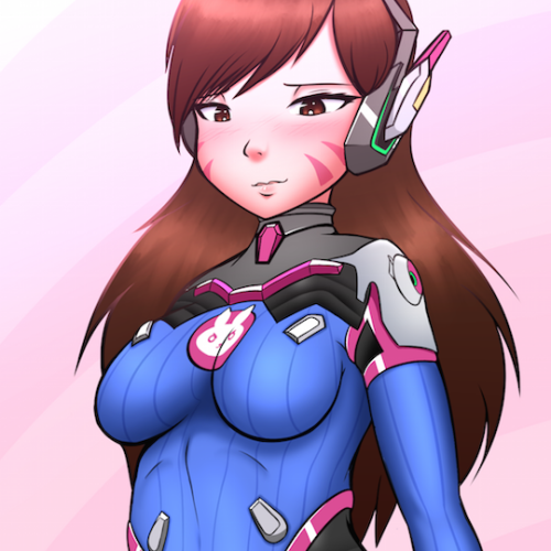 Porn Pics D.Va from Overwatch. Excited to give this