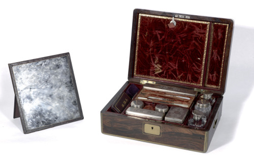 deborahlutz-blog: Mary Shelley’s dressing case Shelley kept relics of the ones she loved—collecting